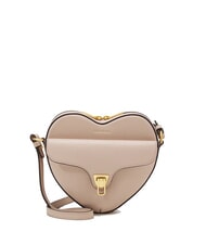 COCCINELLE BEAT SOFT Mini heart-shaped leather bag - Women&rsquo;s Bags