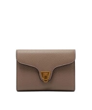 COCCINELLE BEAT SOFT Medium hammered leather wallet - Women&rsquo;s Wallets