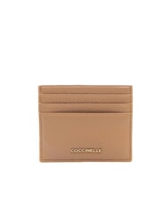 COCCINELLE METALLIC SOFT  Flat leather card holder fresh beige - Women&rsquo;s Wallets - 1