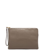 COCCINELLE ALIAS Leather clutch with cuff warm taupe - Women&rsquo;s Bags - 1