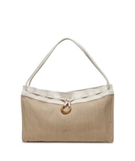 COCCINELLE ISABELA CANVAS Canvas and leather hobo bag natural/white - Women&rsquo;s Bags - 1