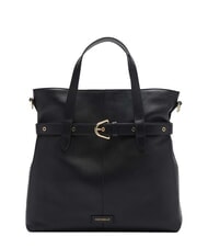 COCCINELLE ABIGAIL Leather handbag with shoulder strap Black - Women&rsquo;s Bags - 1