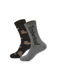 TIMBERLAND HAMPSHIRE Two pairs of socks BLACK - Men's Socks - 1