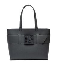 ARMANI EXCHANGE A|X BUCKLE Shoulder shopper bag chill steel - Women&rsquo;s Bags - 1