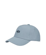 ARMANI EXCHANGE BASEBALL Hat with visor faded denim - Hats - 1