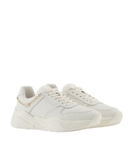 ARMANI EXCHANGE A|X Chain  Leather sneakers - Women&rsquo;s shoes
