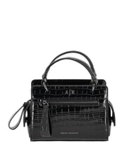 ARMANI EXCHANGE A|X CROCO Micro Handbag, with shoulder strap black - Women&rsquo;s Bags - 1