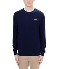 NAPAPIJRI DONORI Wool blend sweater blu marine - Men's Sweaters - 1