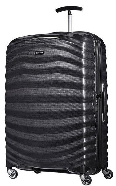 SAMSONITE trolley case LITE-SHOCK line; L size; ultralight BLACK - Rigid Trolley Cases