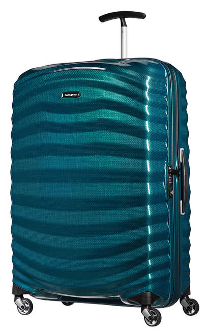 SAMSONITE trolley case LITE-SHOCK line; L size; ultralight petrolblue - Rigid Trolley Cases