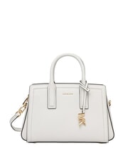 MICHAEL KORS LAILA Leather handbag with shoulder strap optical white - Women&rsquo;s Bags - 1