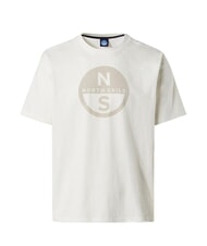 NORTH SAILS CORE Cotton T-shirt Marshmallow - T-shirt - 1