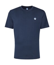 NORTH SAILS BOLLO Cotton T-shirt navy blue - T-shirt - 1
