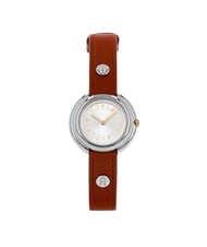 FURLA CAMPIONARIO - ICON time-only watch cognac h+silver color - Watches - 1