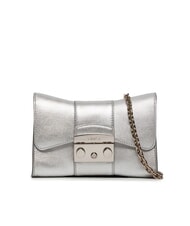 FURLA METROPOLIS Mini shoulder bag COLOR SILVER - Women&rsquo;s Bags - 1