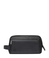 PIQUADRO ORION Fabric and leather beauty case - Beauty Case