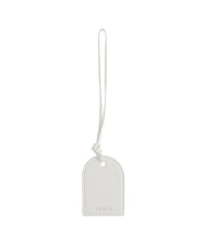 FURLA CAMPIONARIO - GIOVE Leather name tag Marshmallow - Travel Accessories - 1