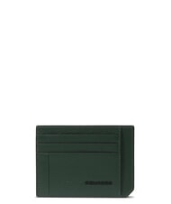 PIQUADRO W137 Flat leather credit card holder - Men&rsquo;s Wallets
