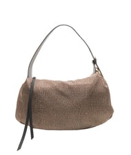 BORBONESE PRIVE Hobo shoulder bag OP / NATURAL / BLACK - Women&rsquo;s Bags - 1