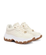 GUESS BERRETT2 Chunky sneakers CREAM - Women&rsquo;s shoes - 1