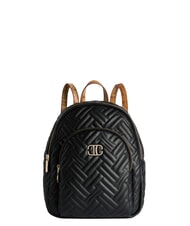 ALVIERO MARTINI PRIMA CLASSE MATELASSE Nappa-effect fabric backpack Black - Women&rsquo;s Bags - 1