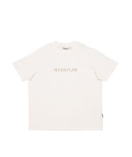 NAPAPIJRI SALEES Cotton T-Shirt white whisper - T-shirt - 1