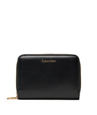 CALVIN KLEIN HARDWARE MONOGRAM Leather wallet - Women&rsquo;s Wallets