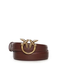 PINKO LOVE BERRY Leather belt - Belts