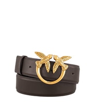 PINKO LOVE BERRY Leather belt - Belts