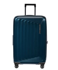 SAMSONITE NUON Medium expandable trolley metallic dark blue - Rigid Trolley Cases - 1