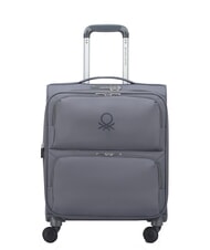 BENETTON UCB SOFT Expandable carry-on trolley antracite - Hand luggage - 1