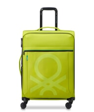 BENETTON By DELSEY COLOR BLOCK Medium Trolley, Expandable - Semi-rigid Trolley Cases