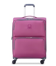 BENETTON By DELSEY UCB SOFT Medium Trolley, Expandable peony - Semi-rigid Trolley Cases - 1