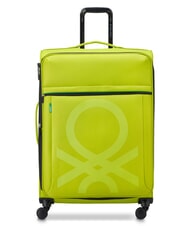 BENETTON COLOR BLOCK Large, expandable trolley - Semi-rigid Trolley Cases