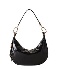 BORBONESE OYSTER Shoulder bag, leather BLACK / NATURAL OP - Women&rsquo;s Bags - 1