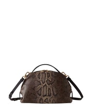 BORBONESE SEXY Handbag, with shoulder strap, in leather brown/ebony - Women&rsquo;s Bags - 1