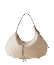 BORBONESE PRIVE Shoulder bag, leather white cotton - Women&rsquo;s Bags - 1