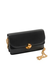 FURLA CAMPIONARIO - SFERA Mini leather bag. Shoulder bag Black - Women&rsquo;s Bags - 1