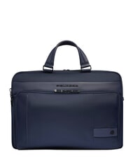 PIQUADRO WOLLEM Laptop and iPad Pro 12.9" briefcase blue - Work Briefcases - 1