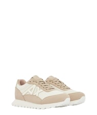 ARMANI EXCHANGE DROP MICROSUEDE Sneakers with side logo - Women&rsquo;s shoes