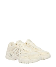 ARMANI EXCHANGE SPEED Sneakers off white + pale gold - Unisex shoes - 1
