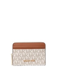 MICHAEL KORS JET SET Card holder with coin purse vanilla/acrn - Women&rsquo;s Wallets - 1