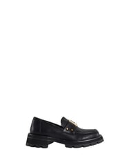 GAUD&Igrave; ARIEL Leather moccasin BLACK - Women&rsquo;s shoes - 1