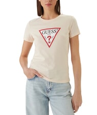 GUESS ORIGINAL LOGO Logo T-Shirt cosmic vanilla - T-shirt - 1