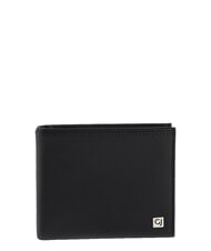 GAUD&Igrave; ACE Wallet with coin purse, in leather BLACK - Men&rsquo;s Wallets - 1