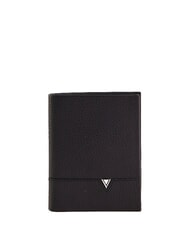 GAUD&Igrave; CALVIN Vertical wallet, in leather BLACK - Men&rsquo;s Wallets - 1