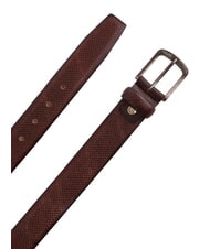 GAUD&Igrave; SANTA CROCE Printed, rounded leather belt - Belts
