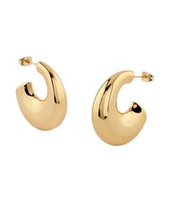 GUESS BERBERA Earrings, super light rounded model yellow gold - Earrings - 1