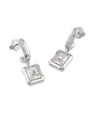GUESS BAMBOO Earrings, pendants with cubic zirconia SILVER - Earrings - 1