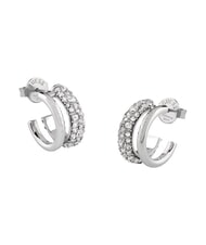 GUESS FABULOUS ME Earrings, double hoop model SILVER - Earrings - 1